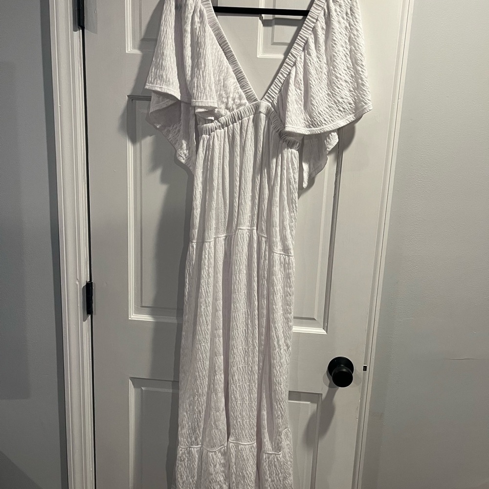 Free People La La Maxi in White small - Picture 2 of 4